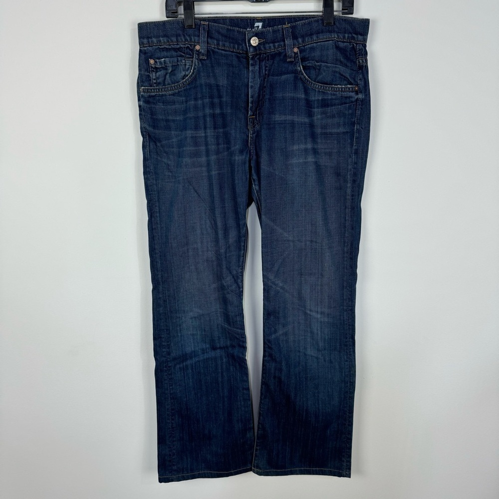 7 For All Mankind Brett Jeans Straight Leg Denim